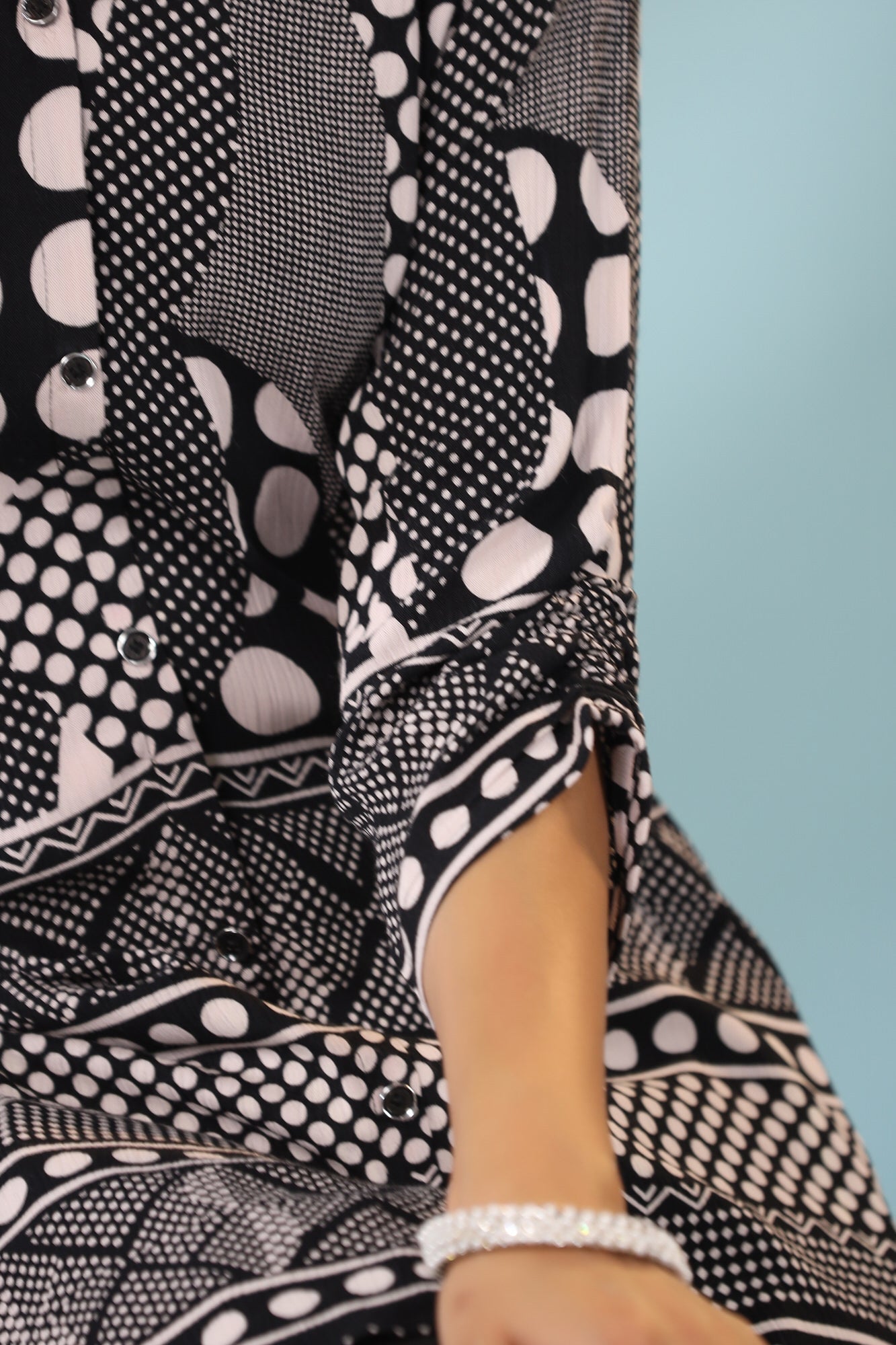 Plaid And Polka With Solid  Dhoti Pants Russian Silk Co-ord Set