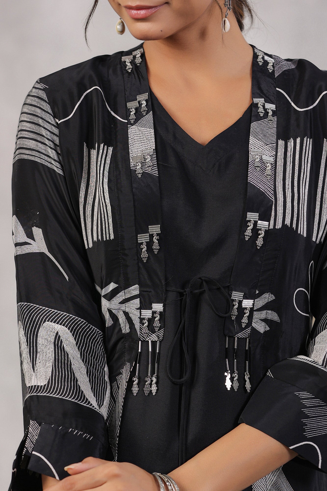 Raven Russian Silk Three Piece Co-ord Set
