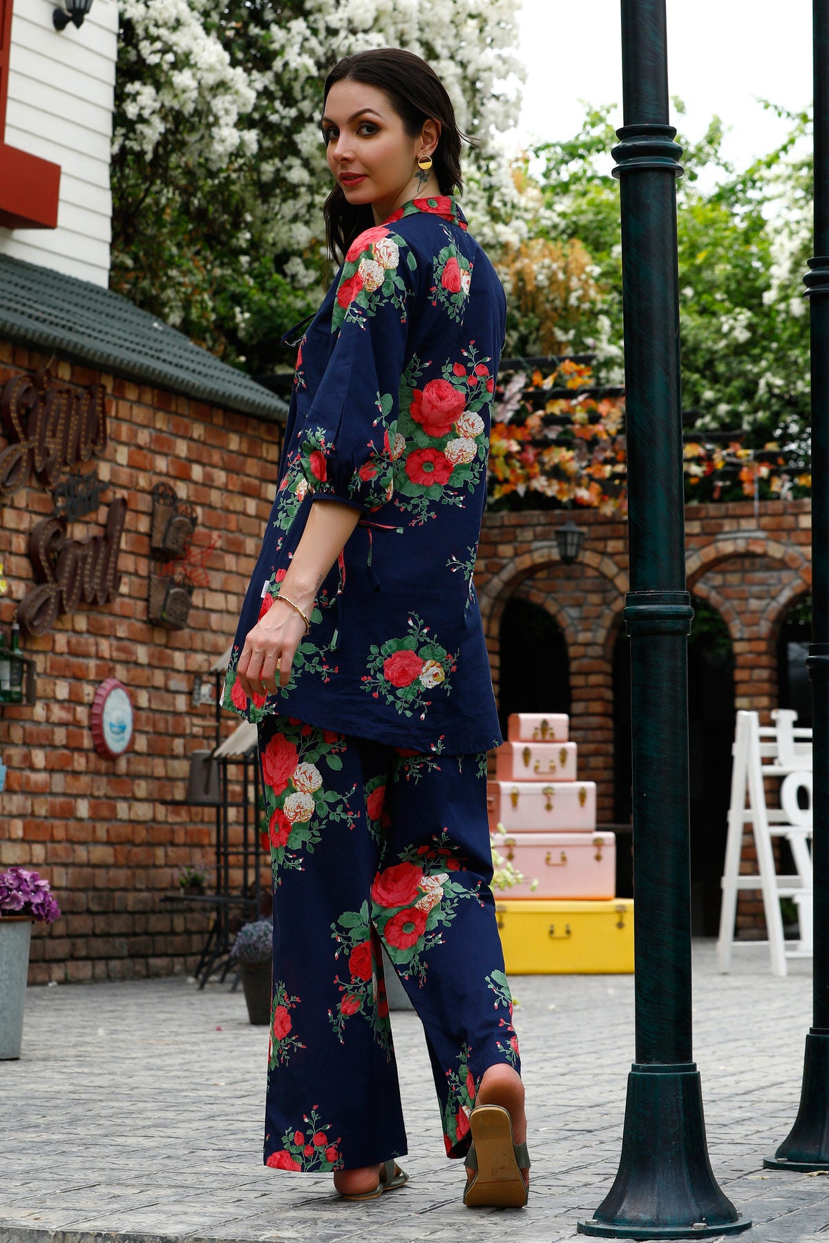 Kaleidoscope of Blooms Cotton Co-ord Set