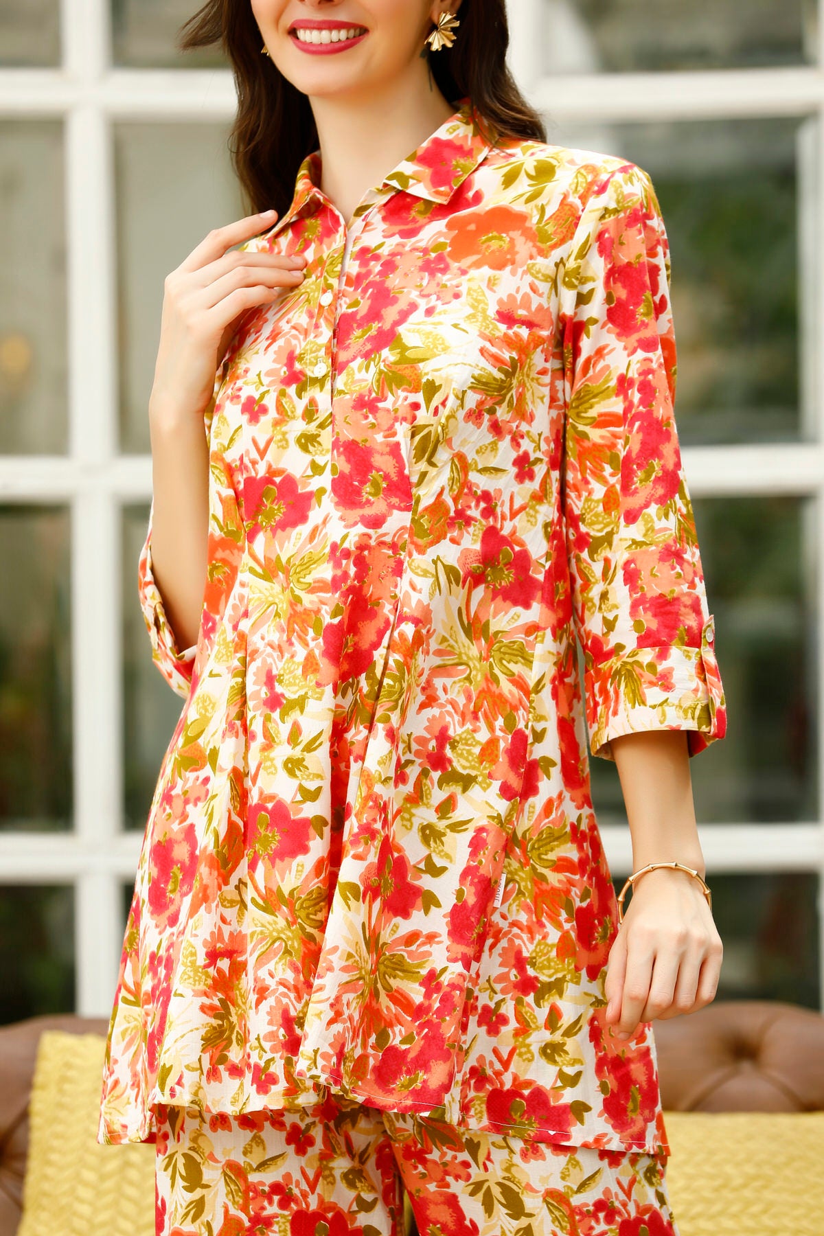 Joyful Kaleidoscope Cotton Co-ord Set