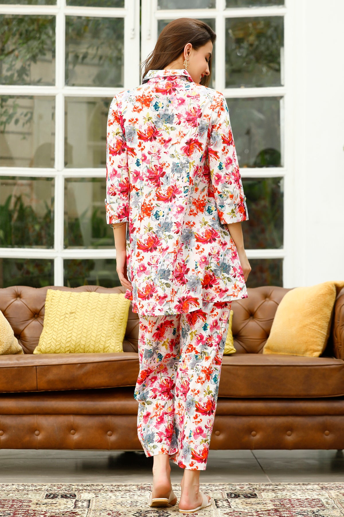 Vibrant Felicity Cotton Co-ord Set