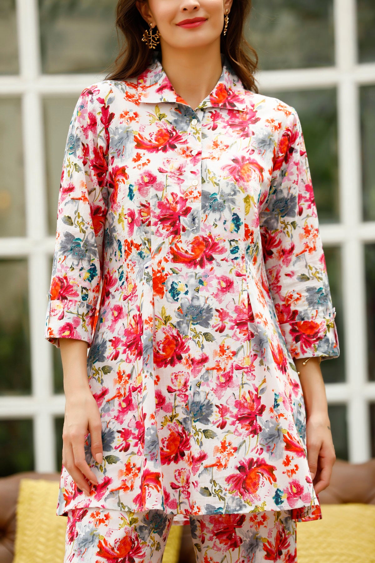 Vibrant Felicity Cotton Co-ord Set