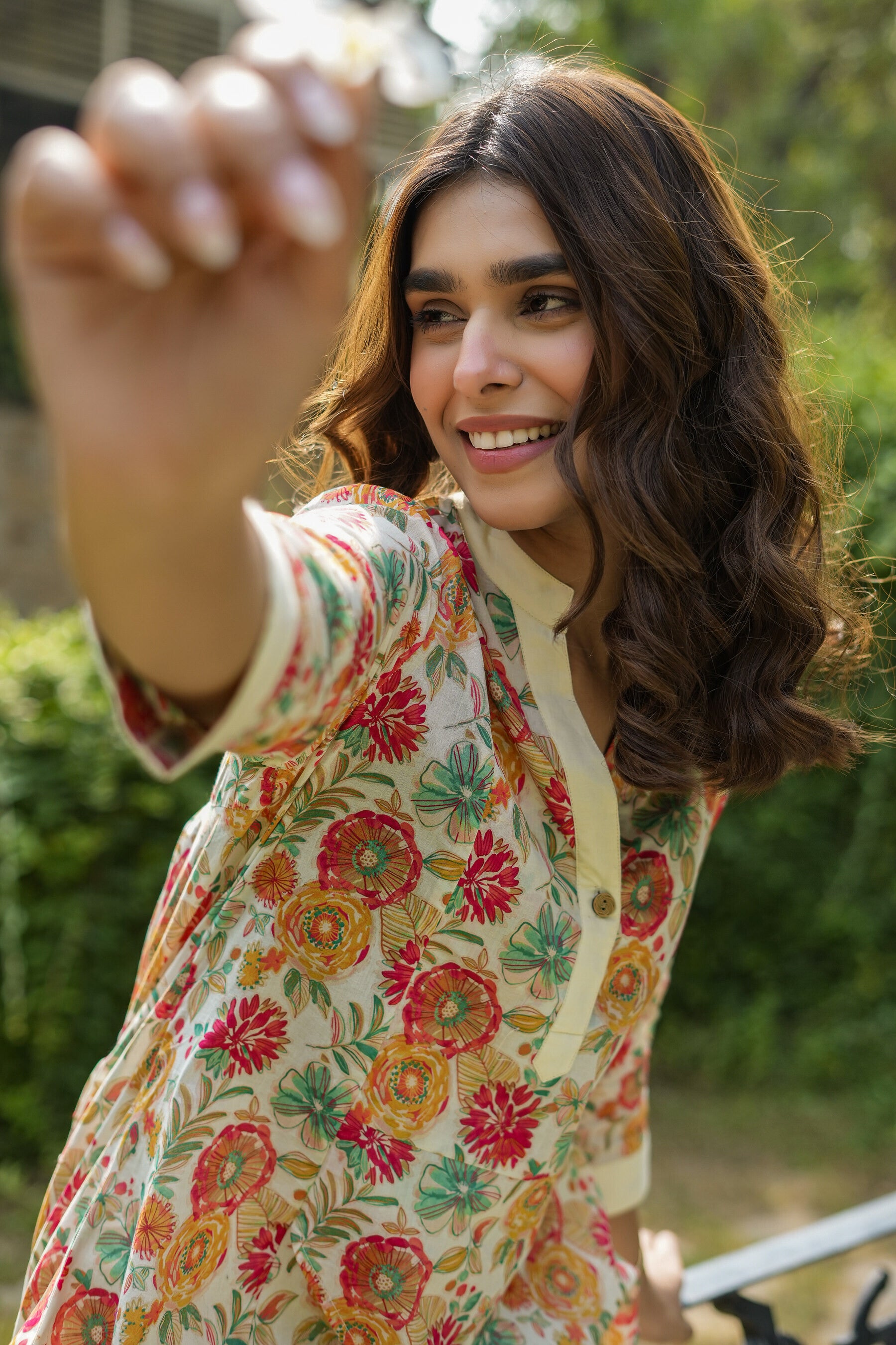 Dove Rosette Cotton Co-ord Set