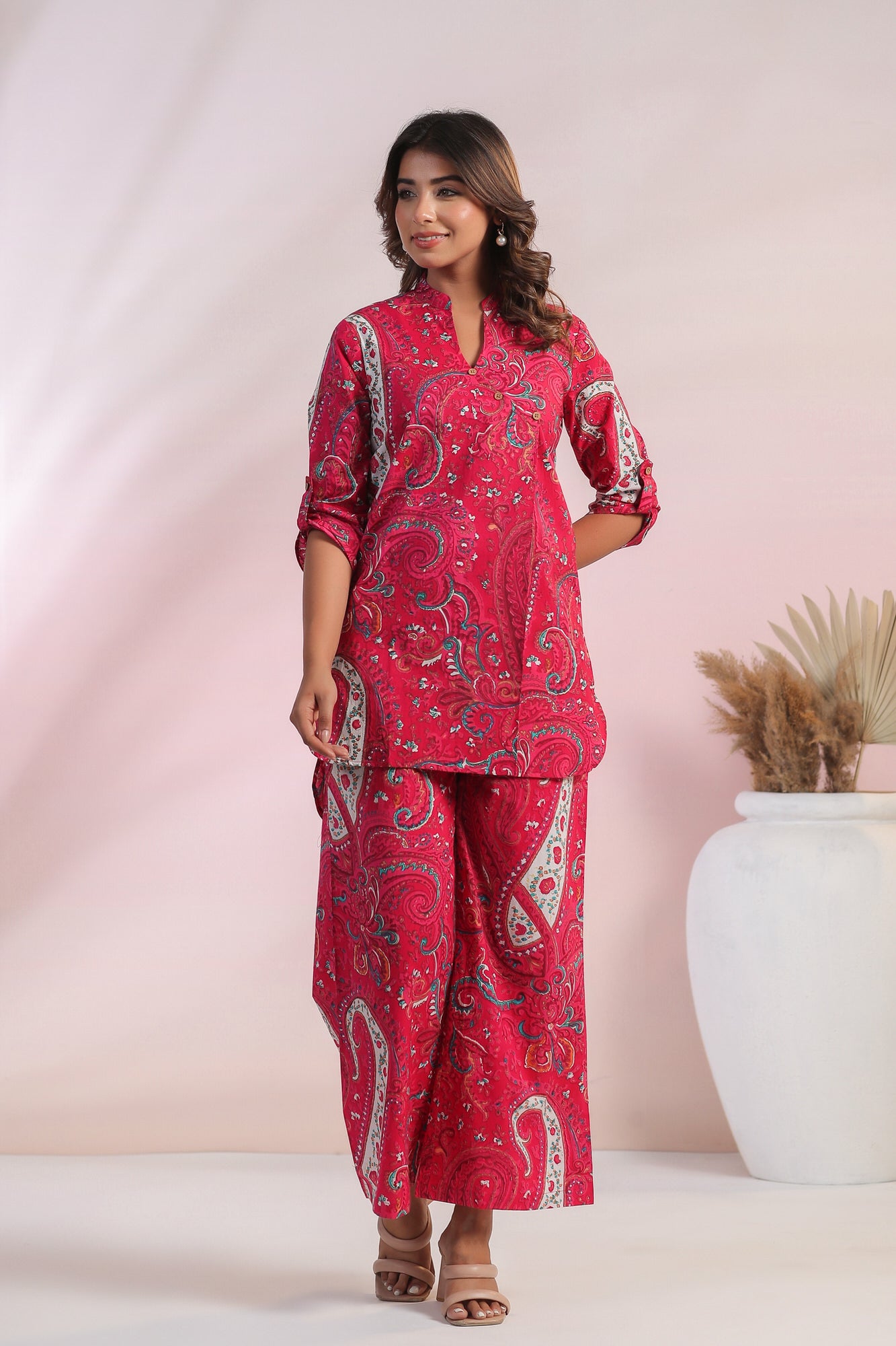 Persian Paisley Cotton Co-ord Set