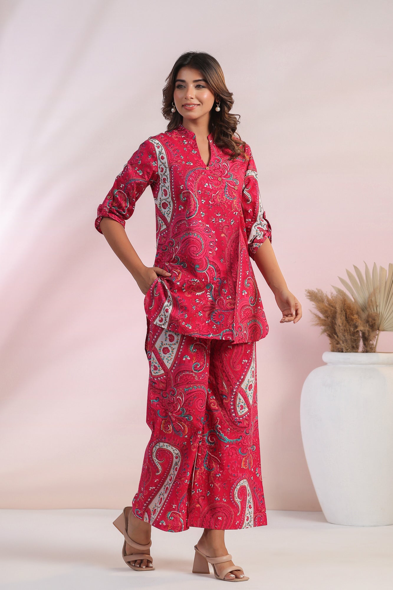 Persian Paisley Cotton Co-ord Set
