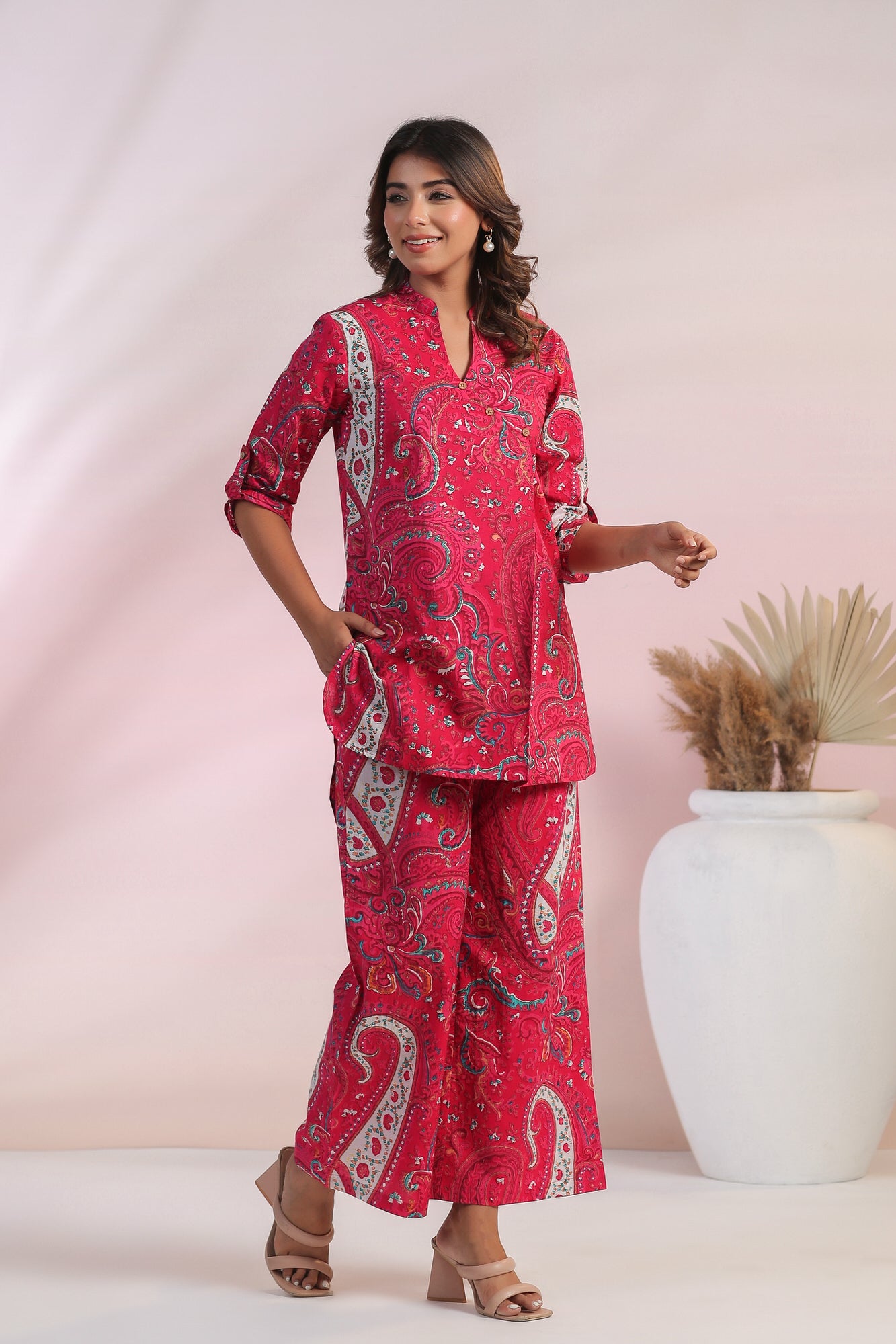 Persian Paisley Cotton Co-ord Set