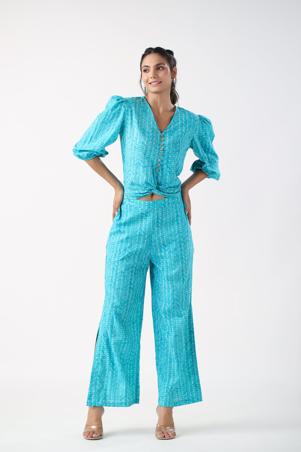 Palm Paradise Cotton Co-ord set