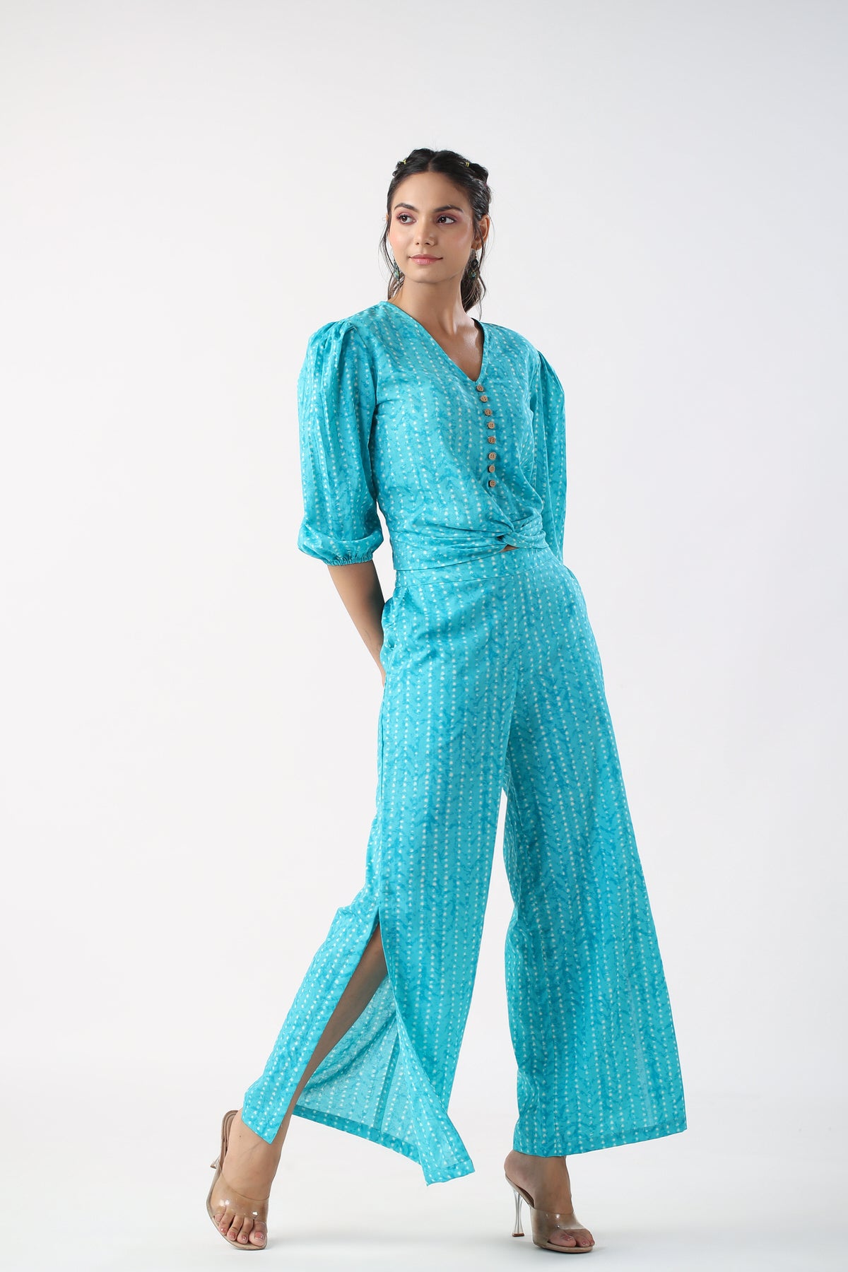 Palm Paradise Cotton Co-ord set