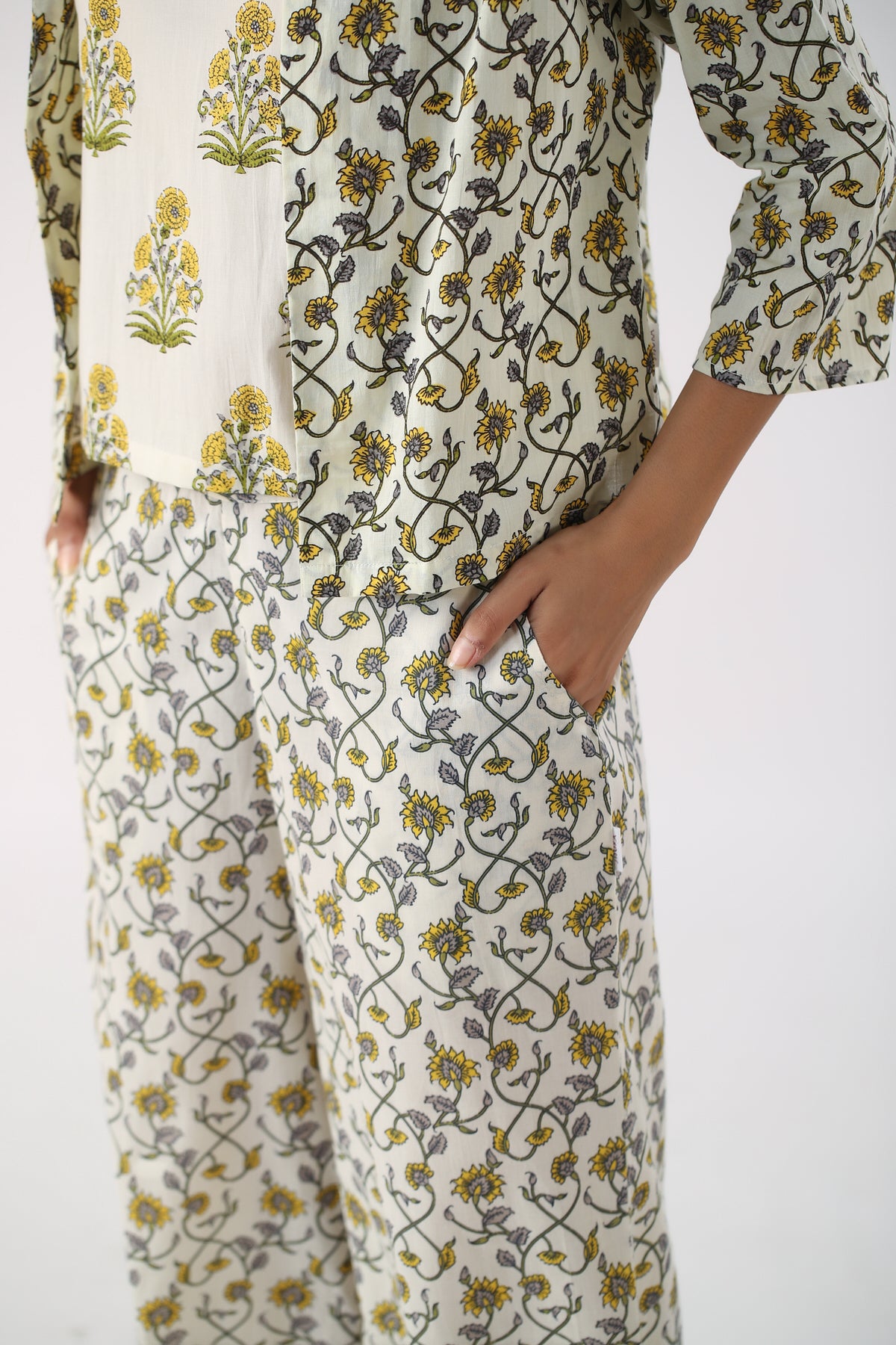 Meadow Melody Cotton Three Piece Set