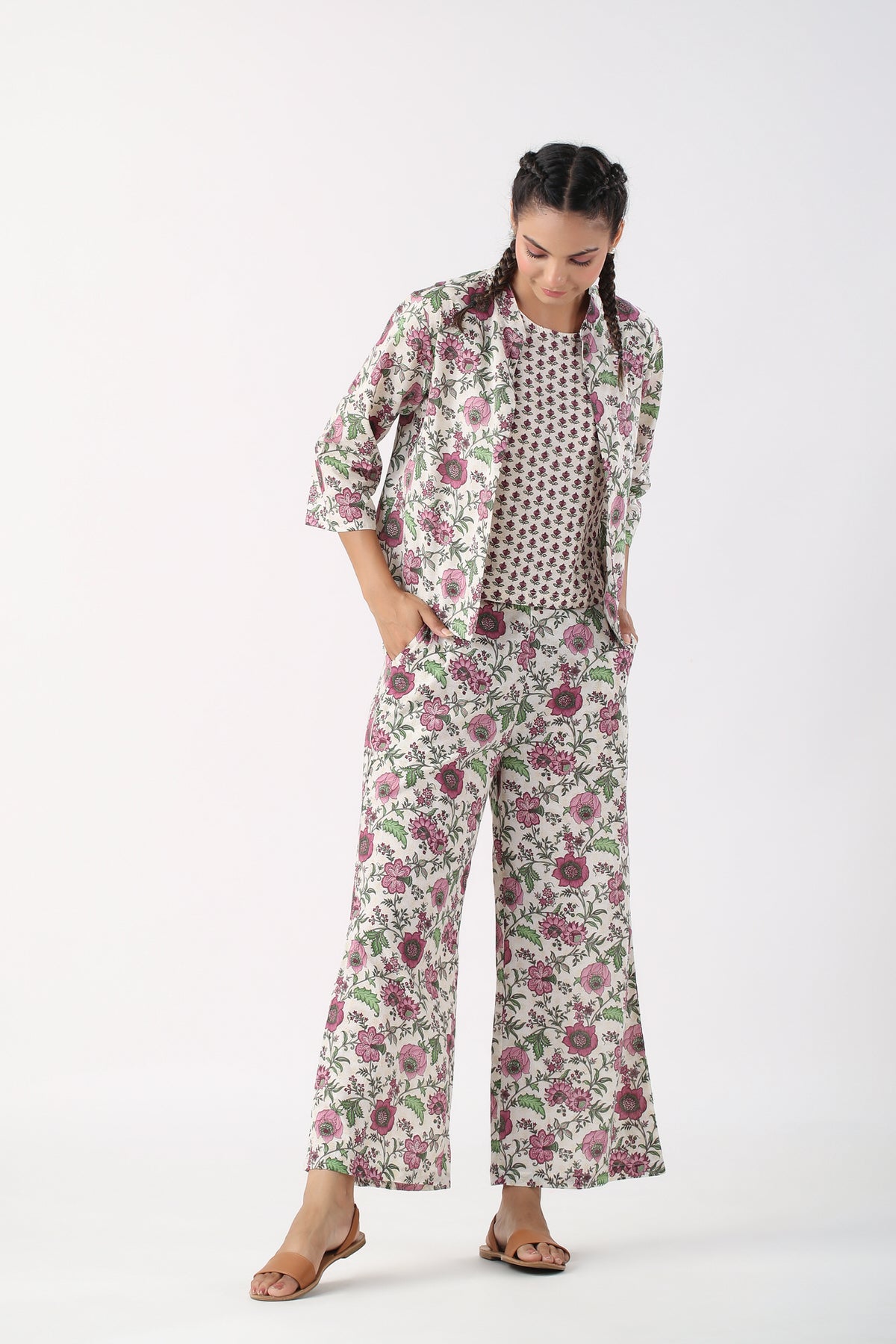 Fresh Pick Delights Cotton Three Piece Set