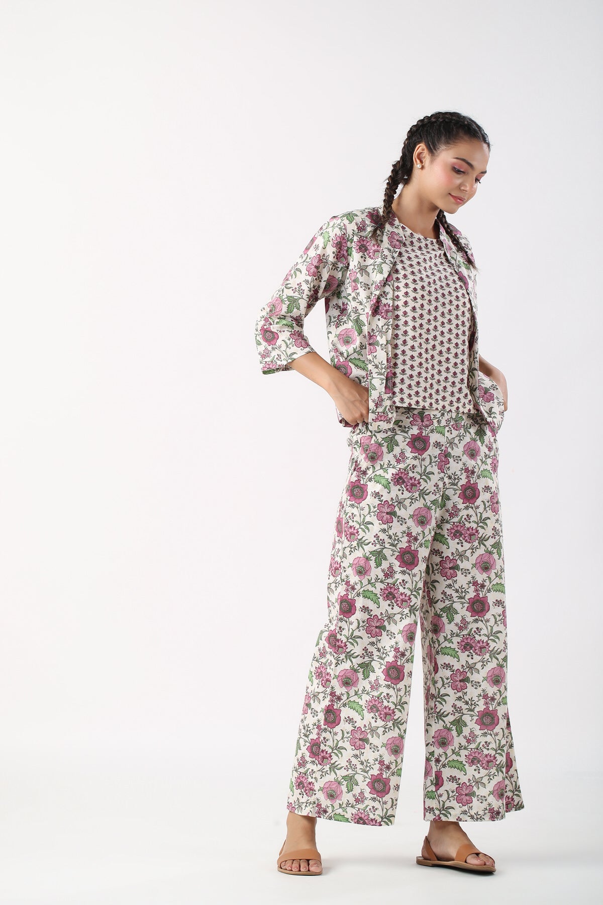 Fresh Pick Delights Cotton Three Piece Set