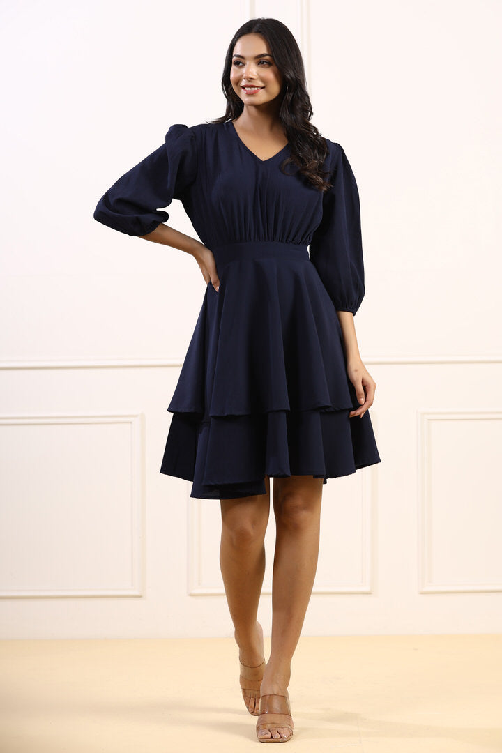 Blue Magic Mini Cotton Dress