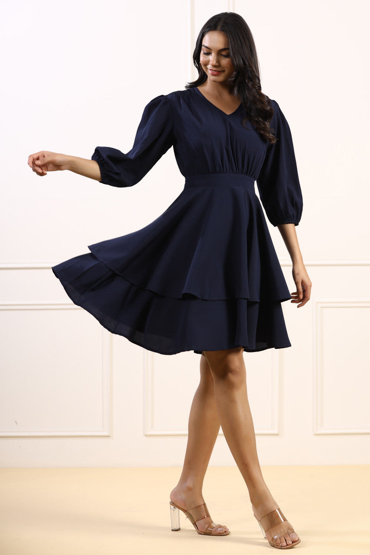 Blue Magic Mini Cotton Dress
