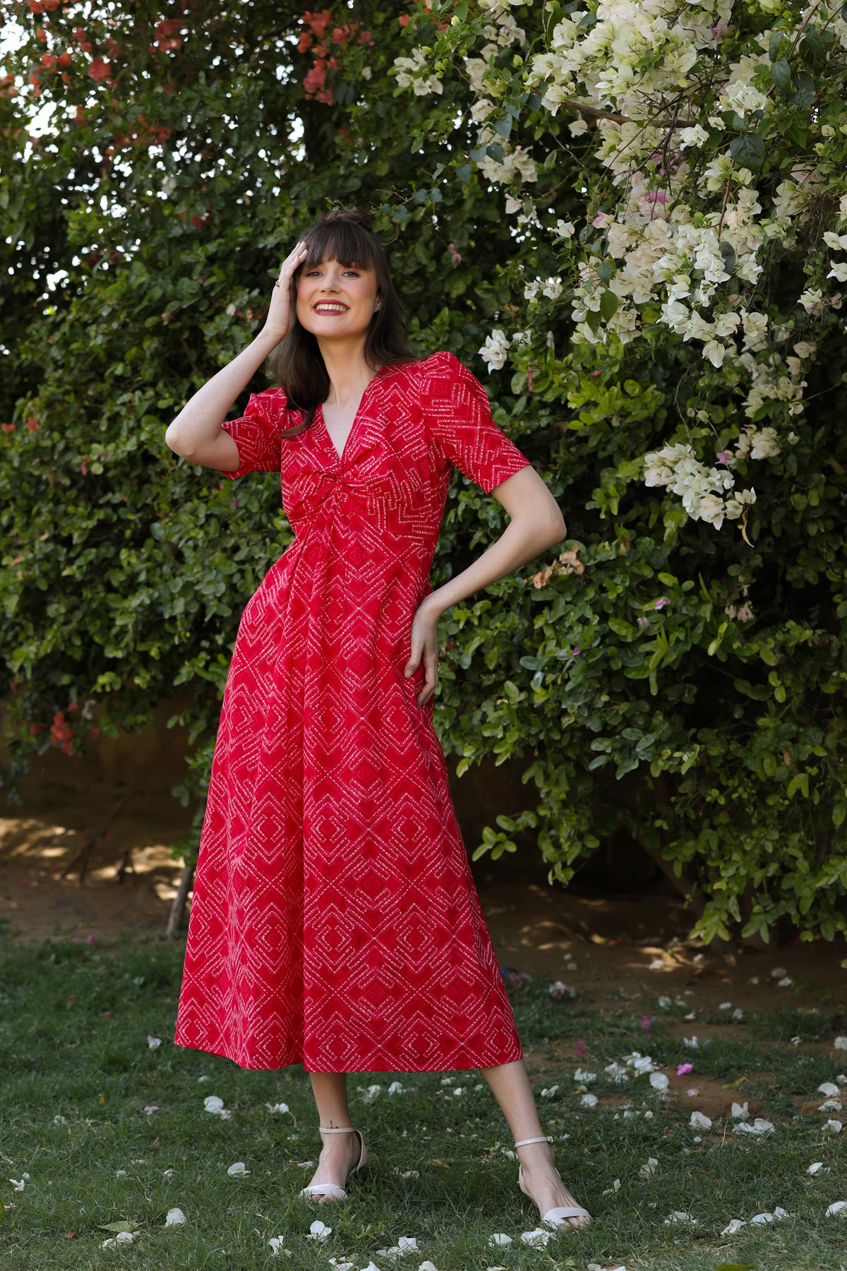 Strawberry Pop Cotton Sundress