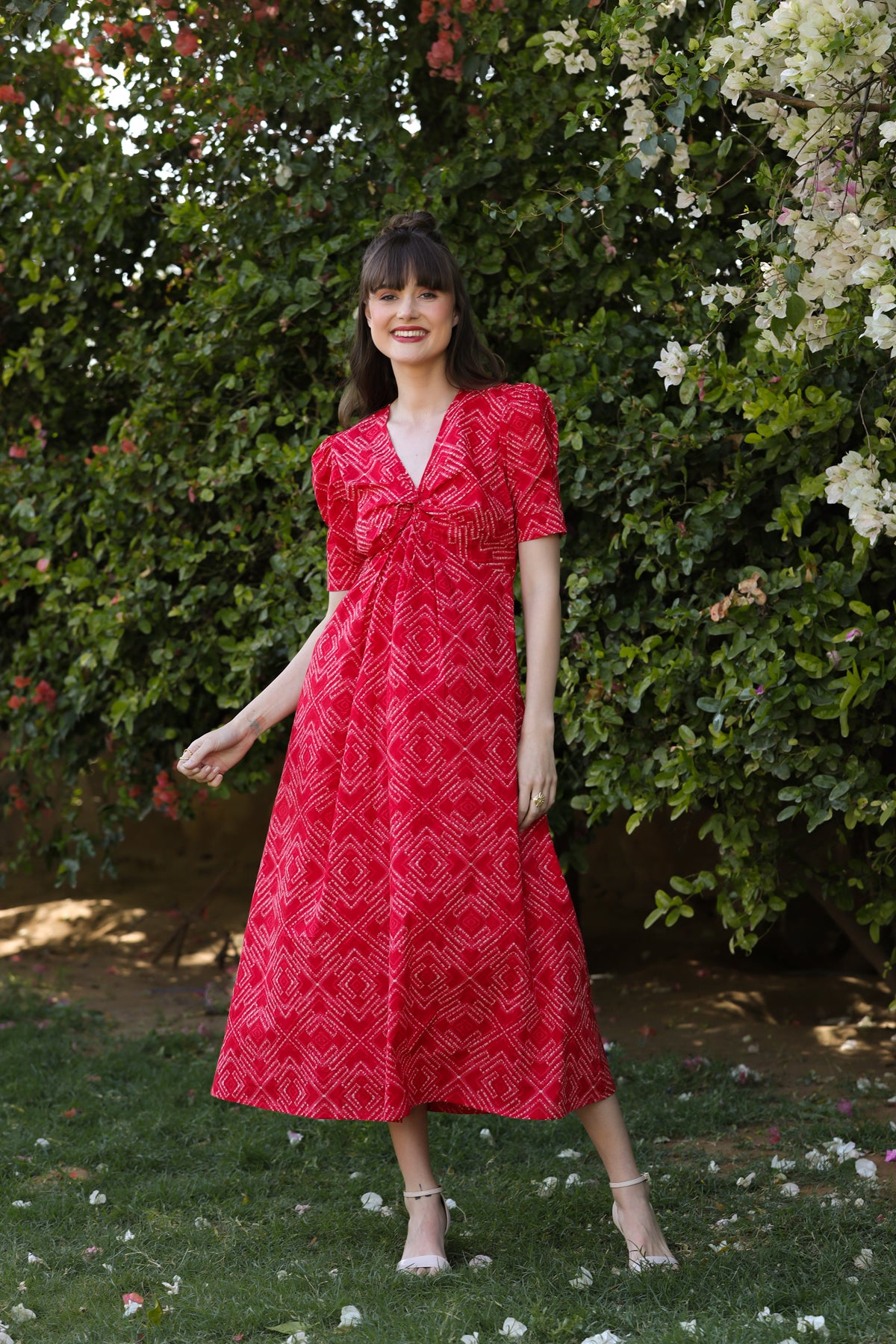 Strawberry Pop Cotton Sundress