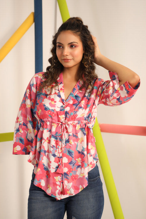 Pink Dynasty Russian Silk Top