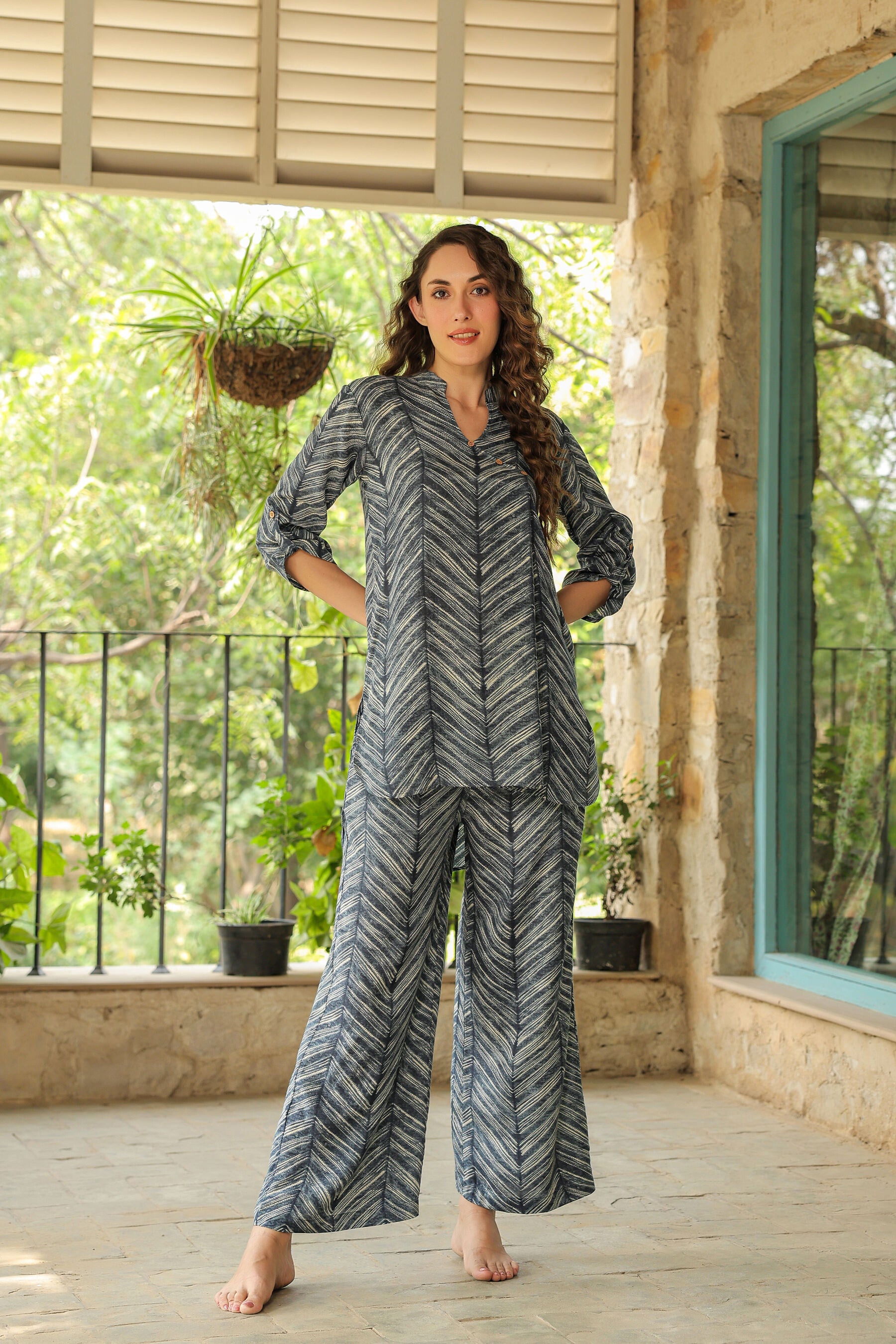 Spruce Up Russian Silk Co-ord Set