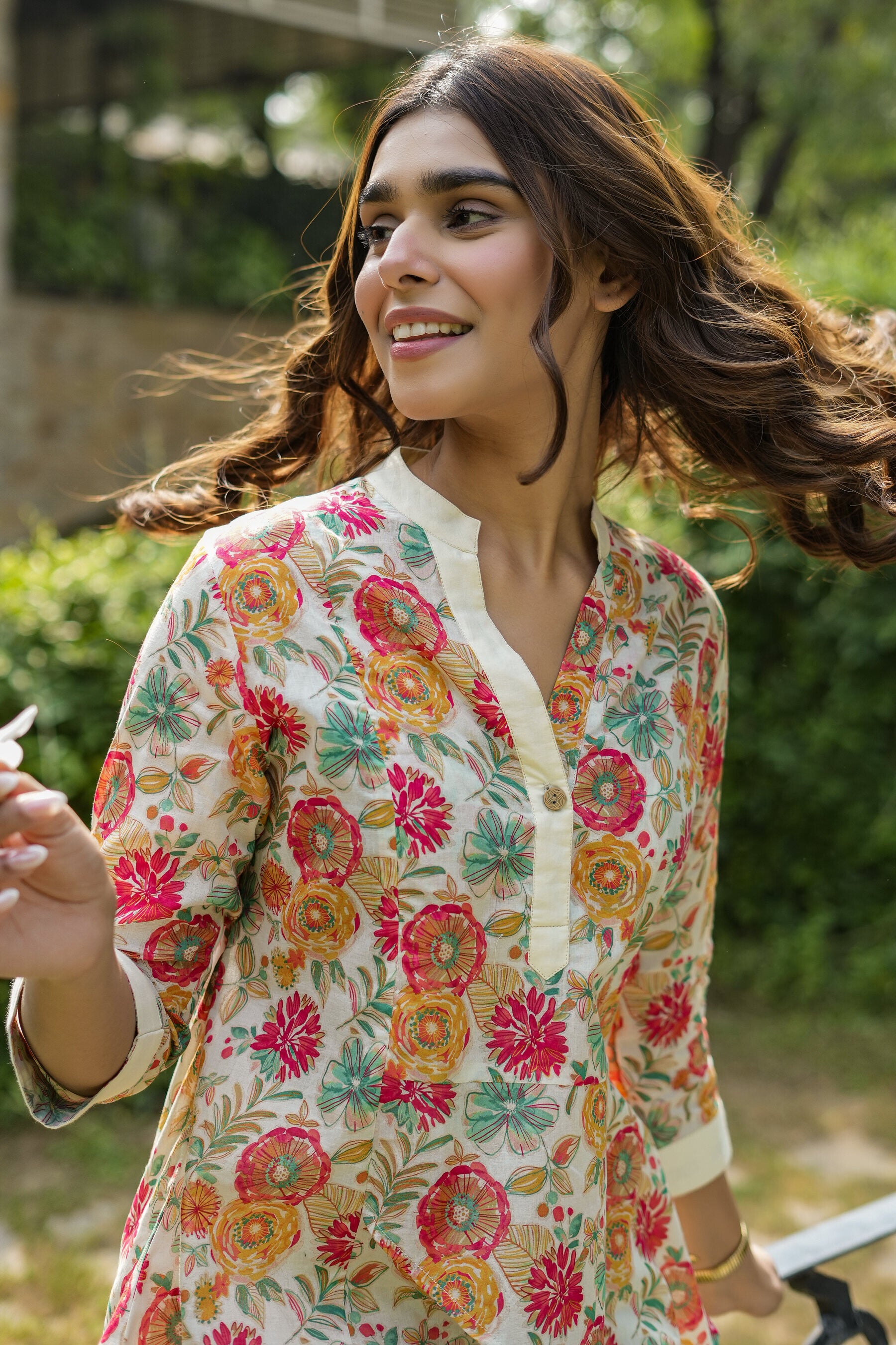 Dove Rosette Cotton Co-ord Set