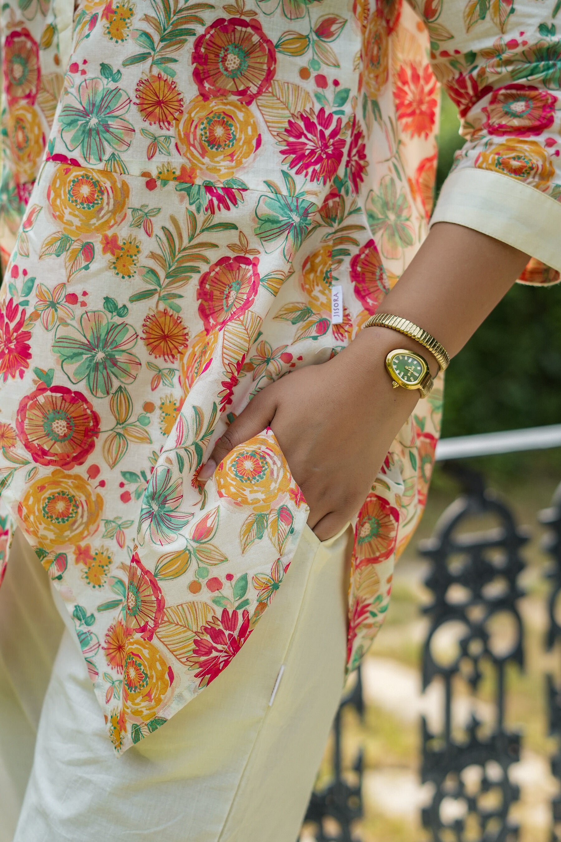 Dove Rosette Cotton Co-ord Set