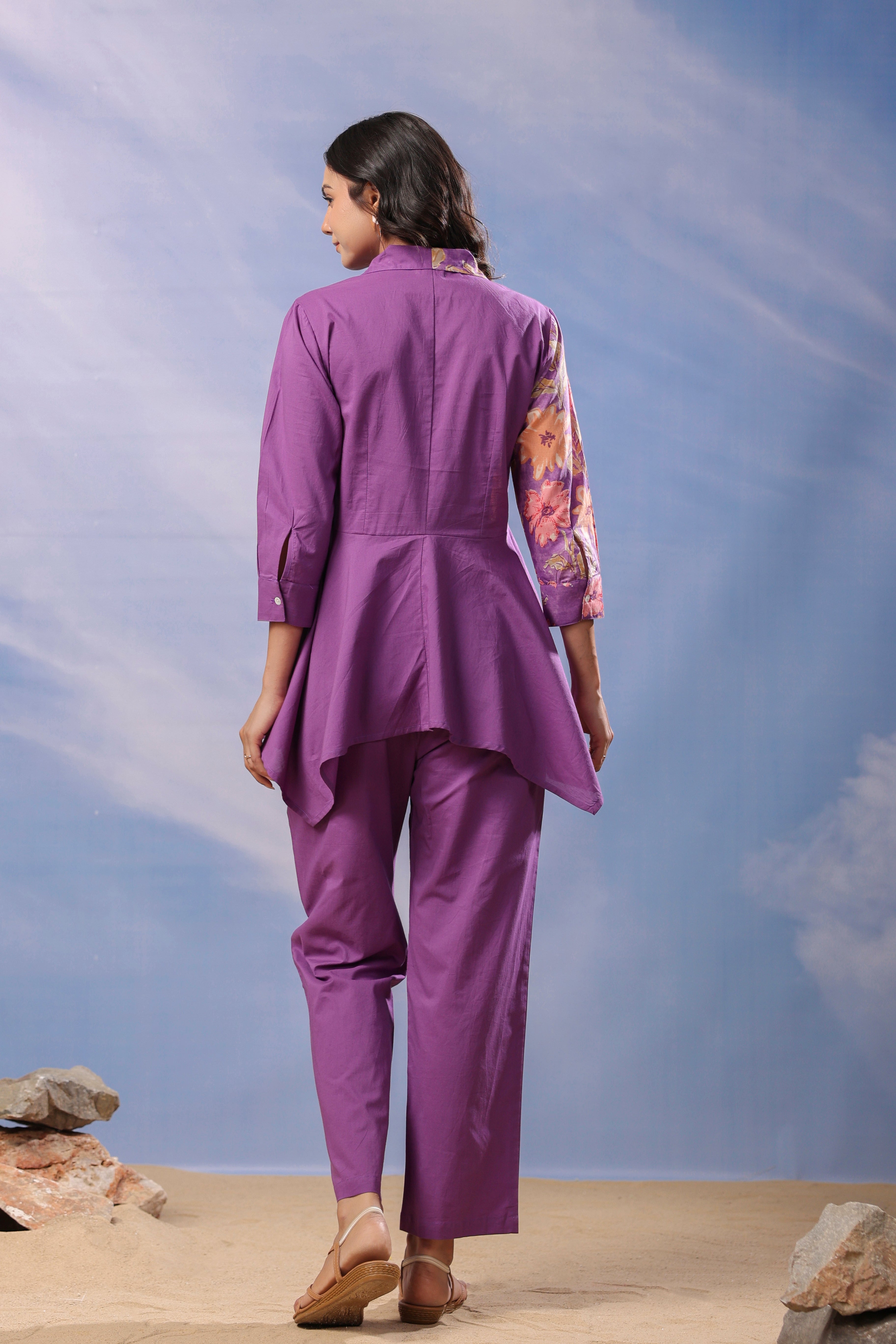 Vibrant Orchid Cotton Co Ord Set