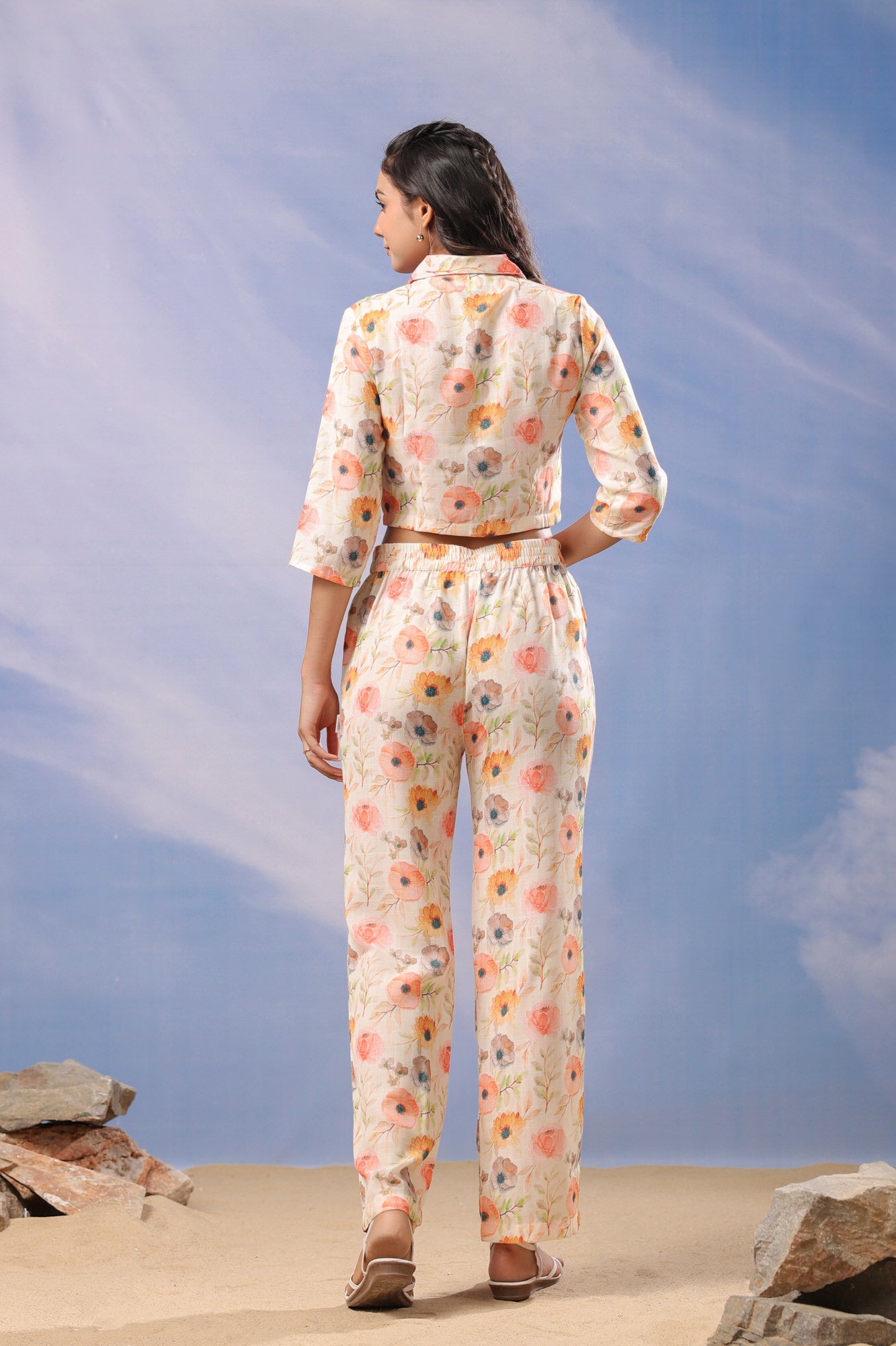 Gentle Petals Cotton Co Ord Set