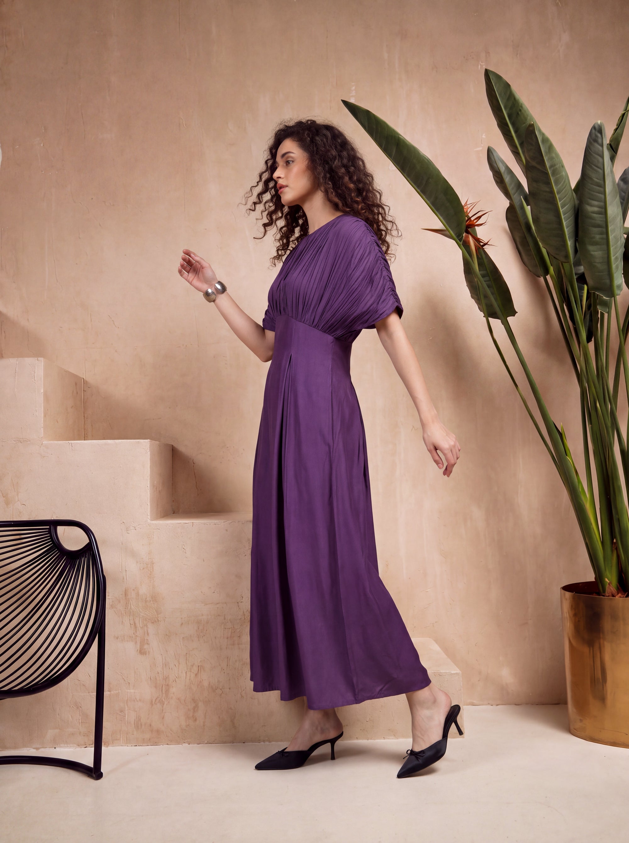 Mulberry Bliss Russian Silk Dress