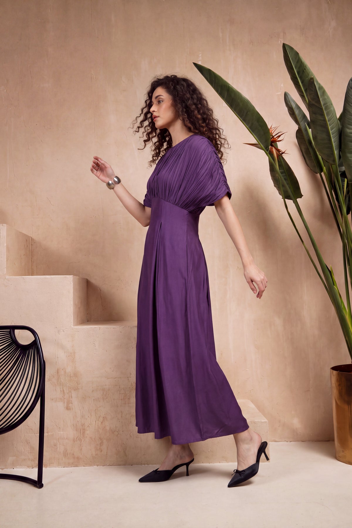 Mulberry Bliss Russian Silk Dress