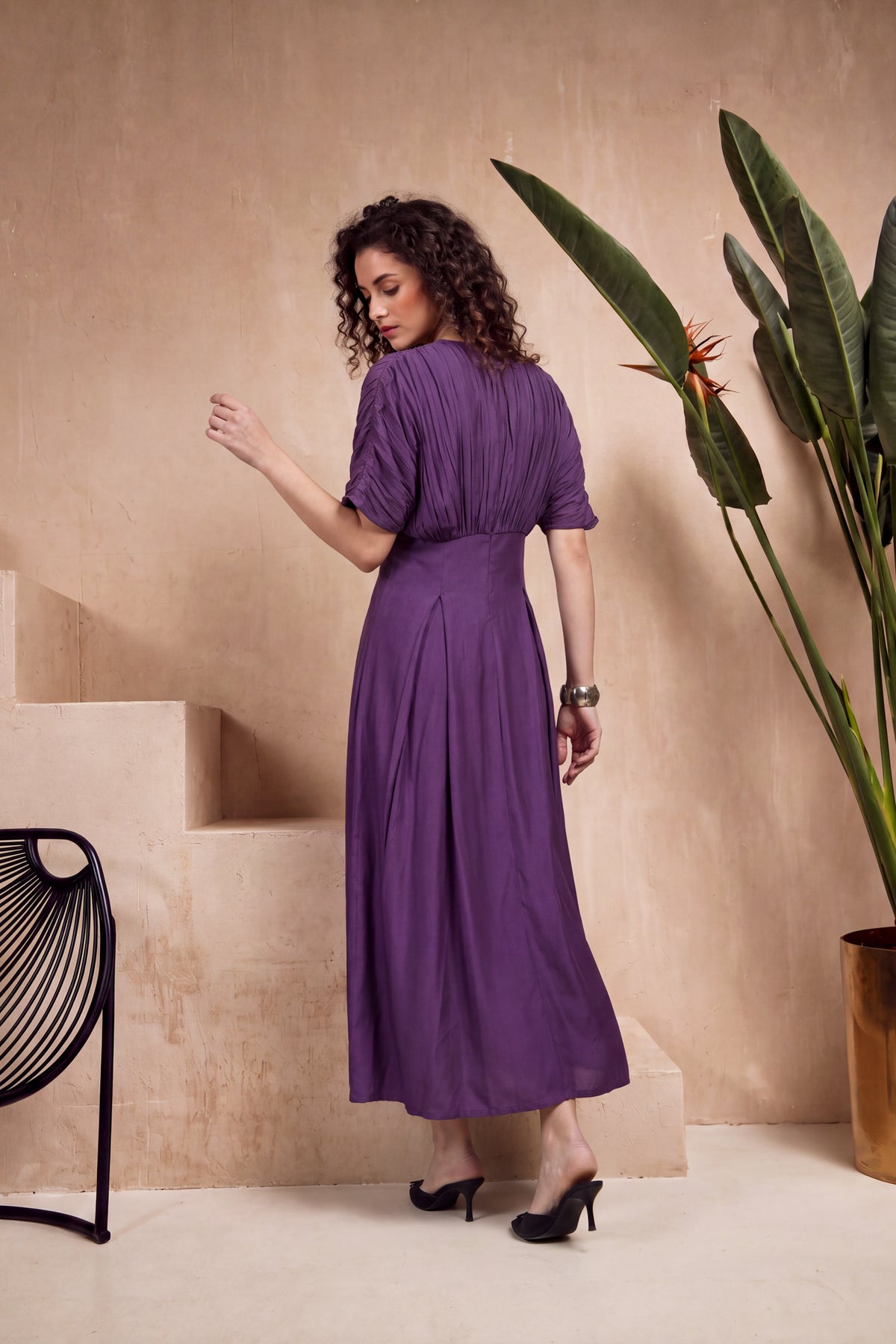 Mulberry Bliss Russian Silk Dress