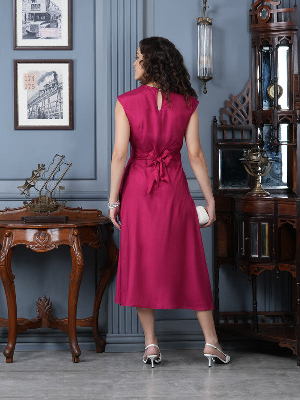 Cherry Manhattan Russian Silk Dress