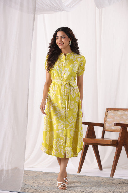 Sunshine Botanical Russian Silk Dress