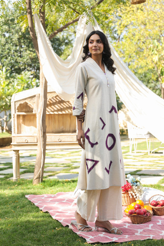 Botnical Outline Cotton Flex Co-ord Set