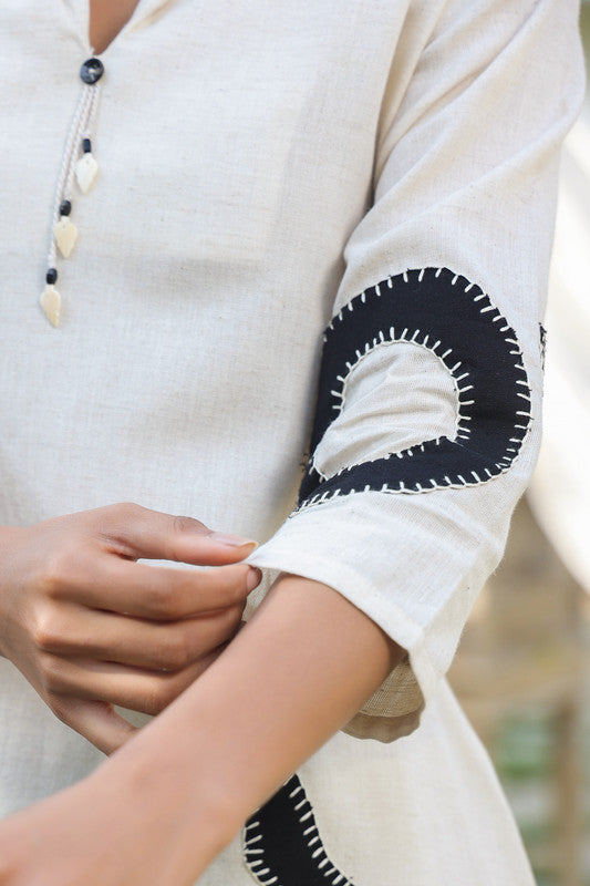 Monochrome Whimsy Cotton Flex Co-Ord Set