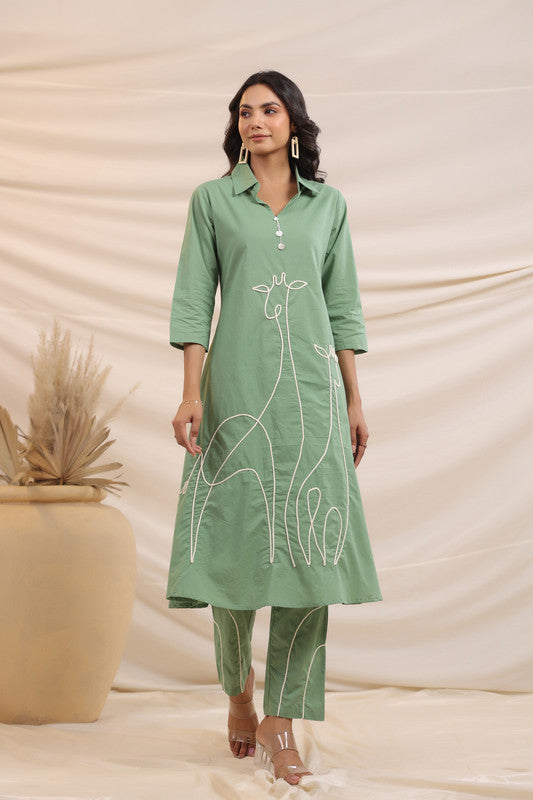 Pista Line Pattern Co-ord Set