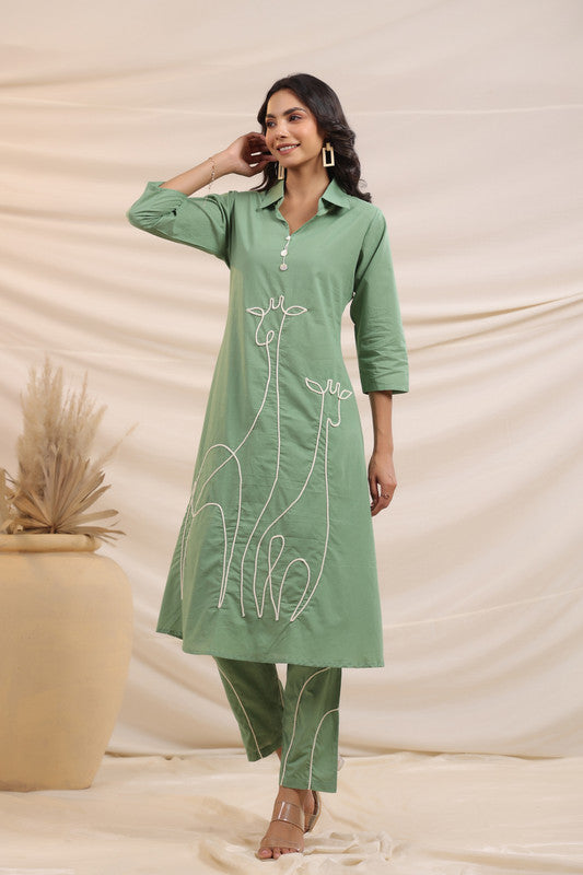 Pista Line Pattern Co-ord Set
