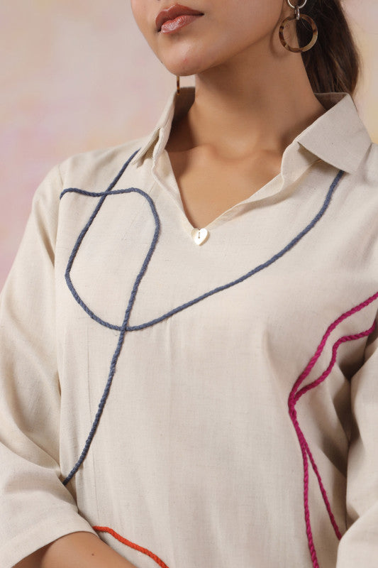 Playful Traces Cotton Flex Co-Ord Set