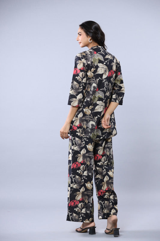 Autumn Whisper Cotton Printed Co-ord Set