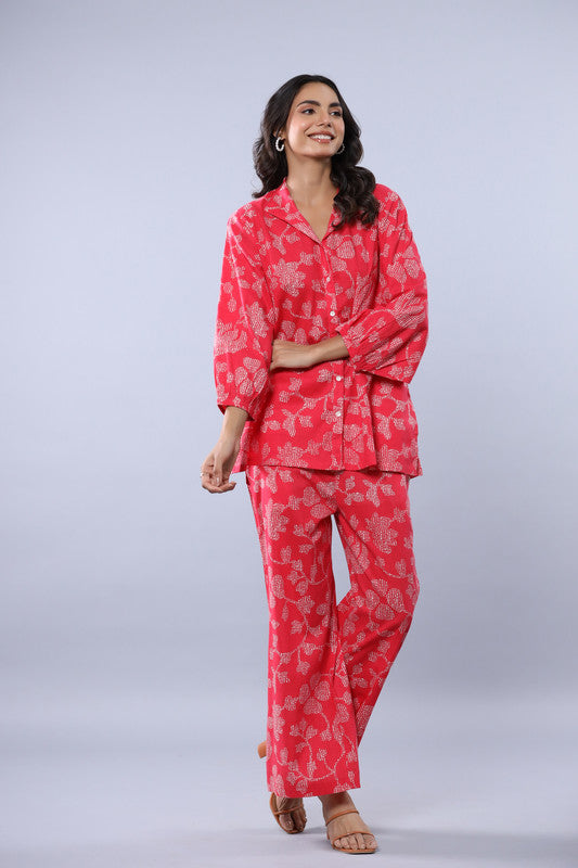 Pink Flora Canopy Cotton Co-ord Set