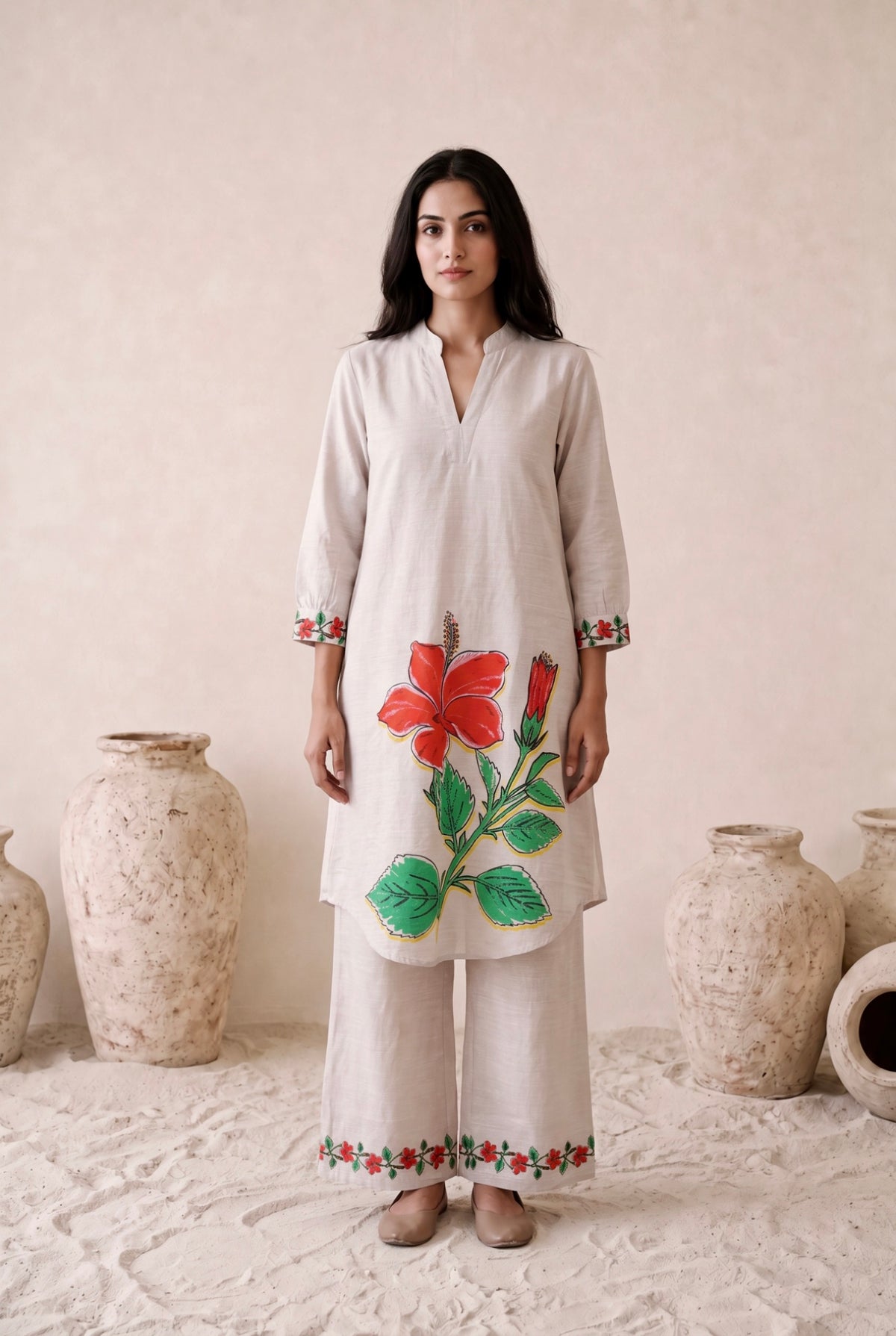 Gulnaar Cotton Co-ord Set