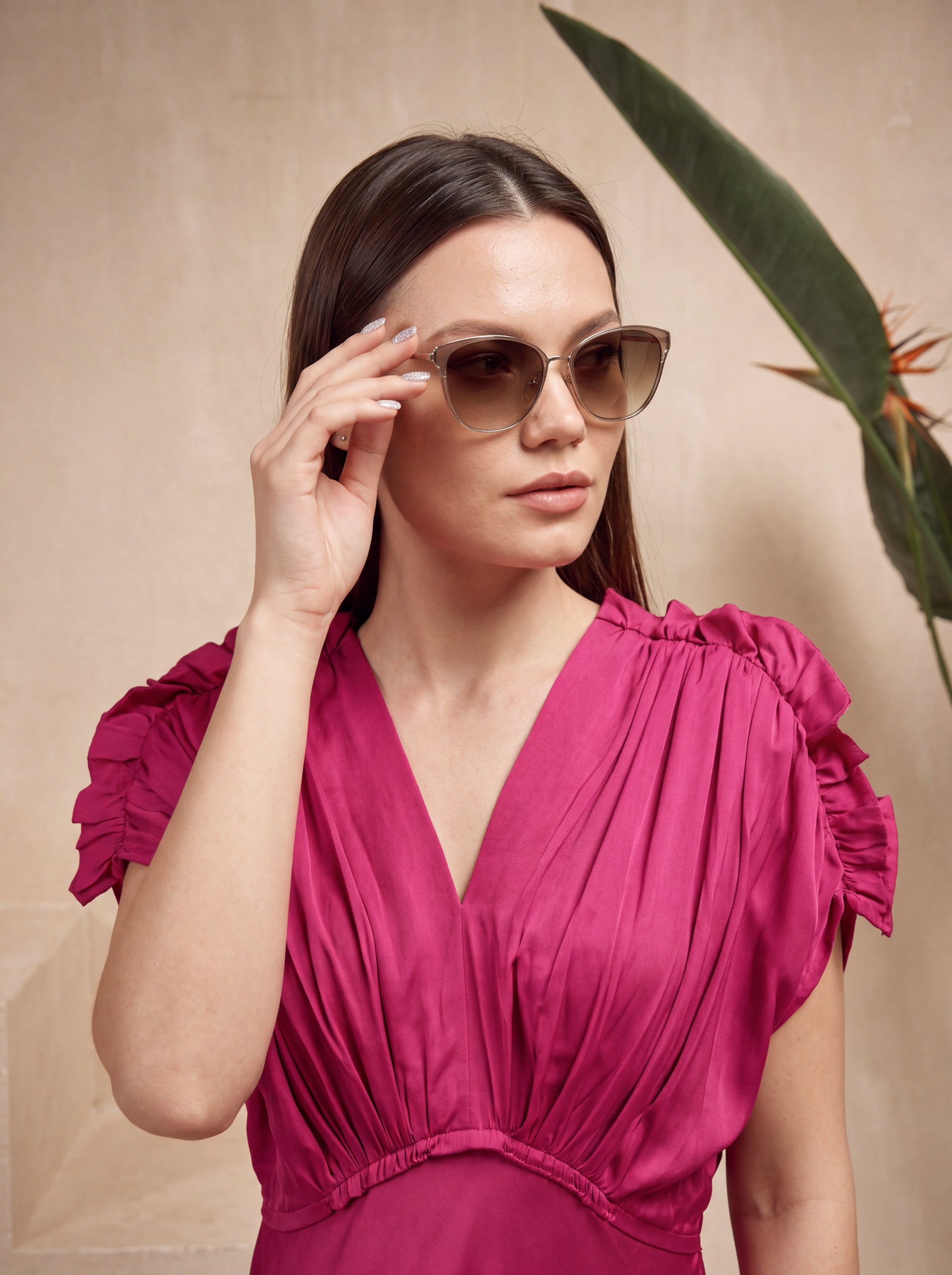 Scarlet Sangria Russian Silk Dress