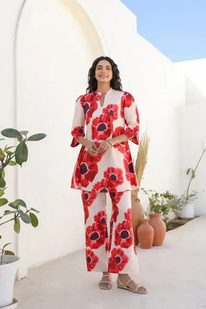 Rosewood Elegance Cotton Co-ord Set