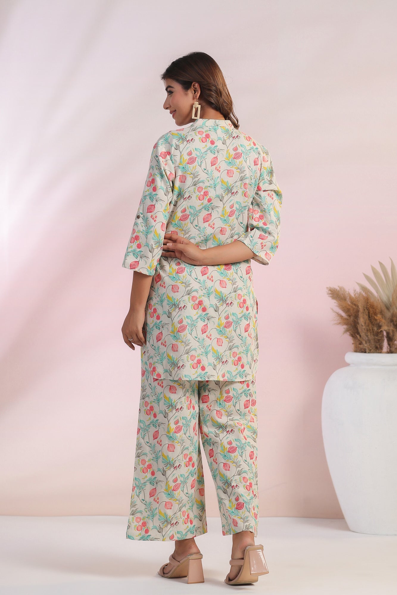 Fierce Florals Cotton Flex Co-ord Set