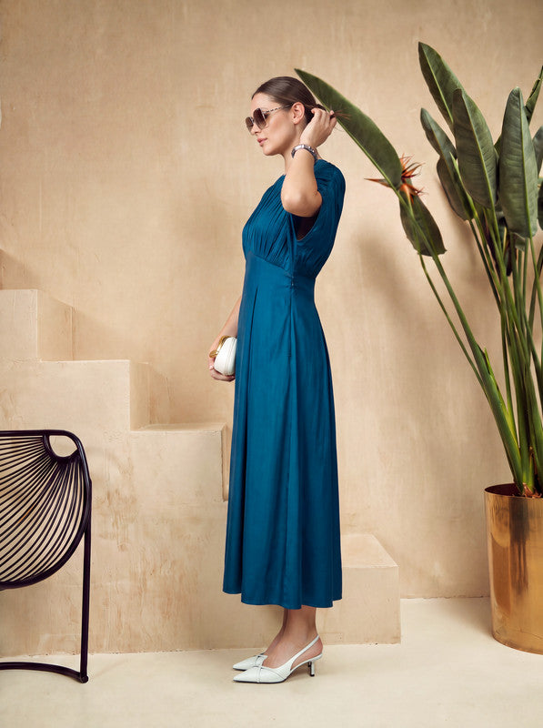 Ocean Bliss Russian Silk Dress