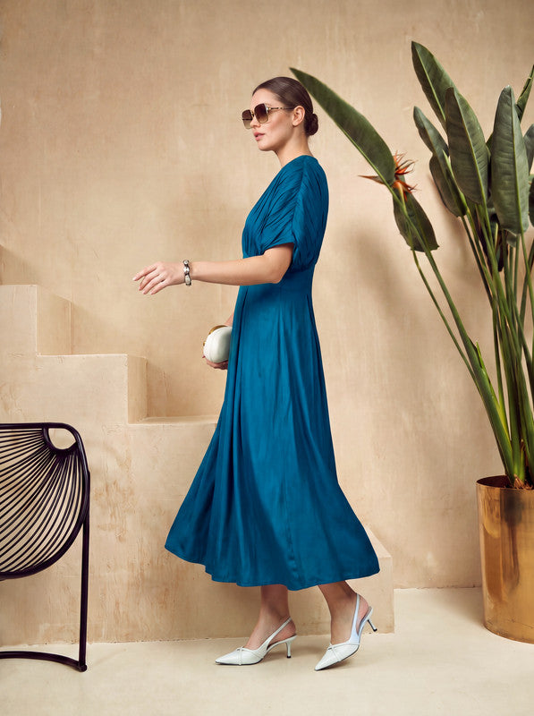 Ocean Bliss Russian Silk Dress