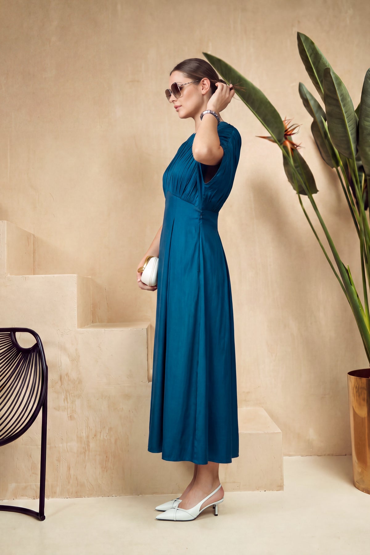 Ocean Bliss Russian Silk Dress