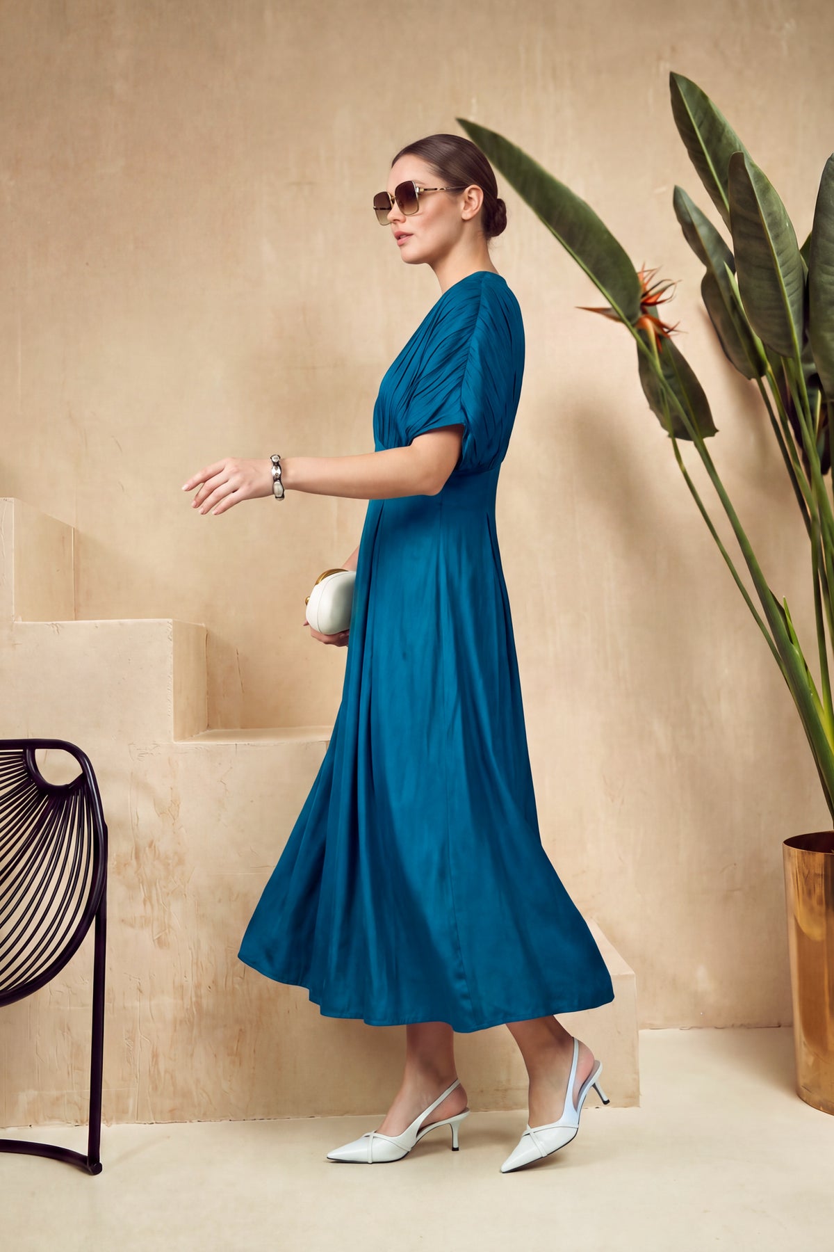 Ocean Bliss Russian Silk Dress