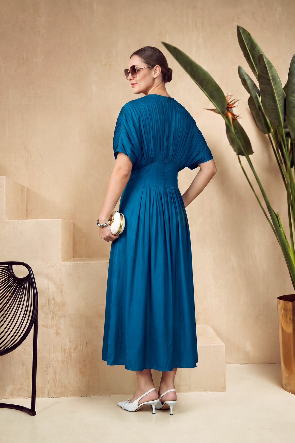 Ocean Bliss Russian Silk Dress