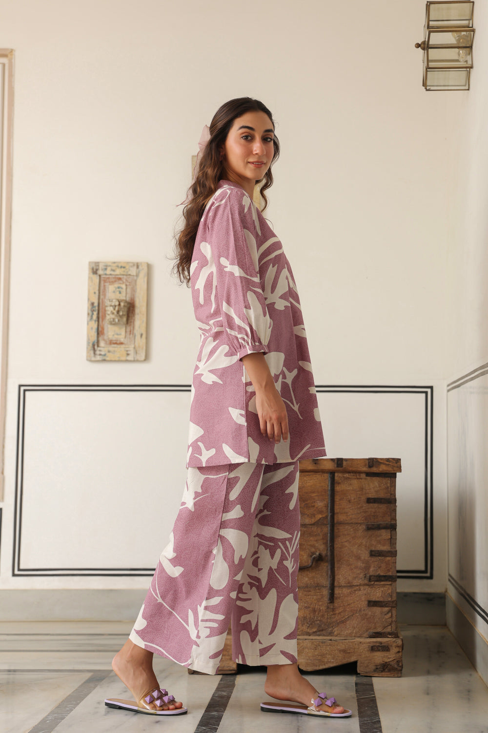 Lilac Lawn Kurta Co-ord Set main image 0