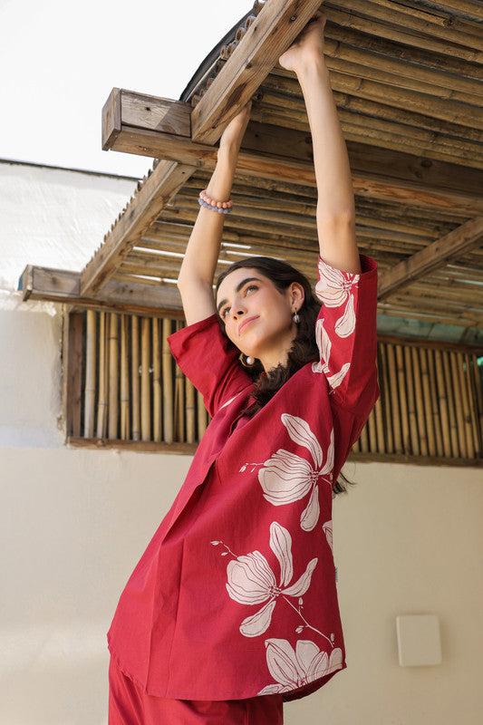 Rosewood Cotton Co-ord Set