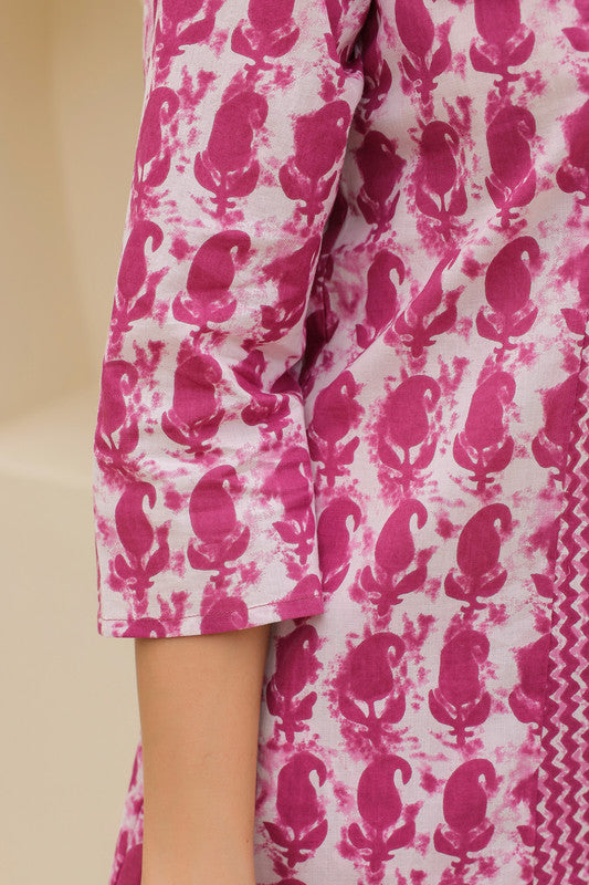 Muted Raspberry Cotton Co-ord Set
