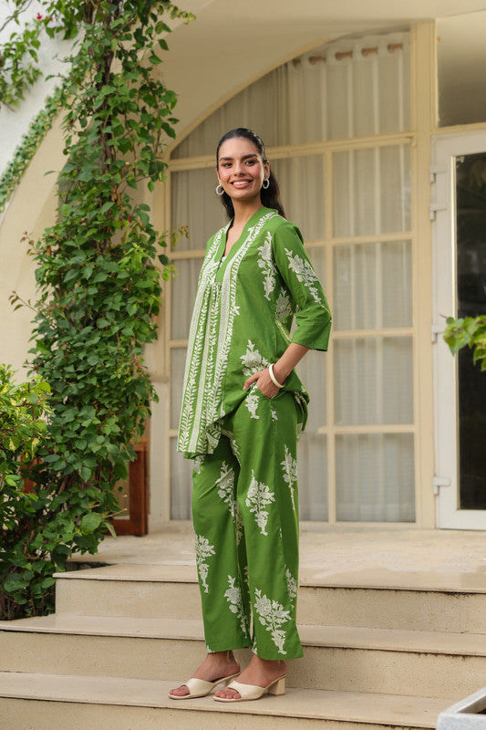 Meadow Green Floral Breeze Co-Ord Set
